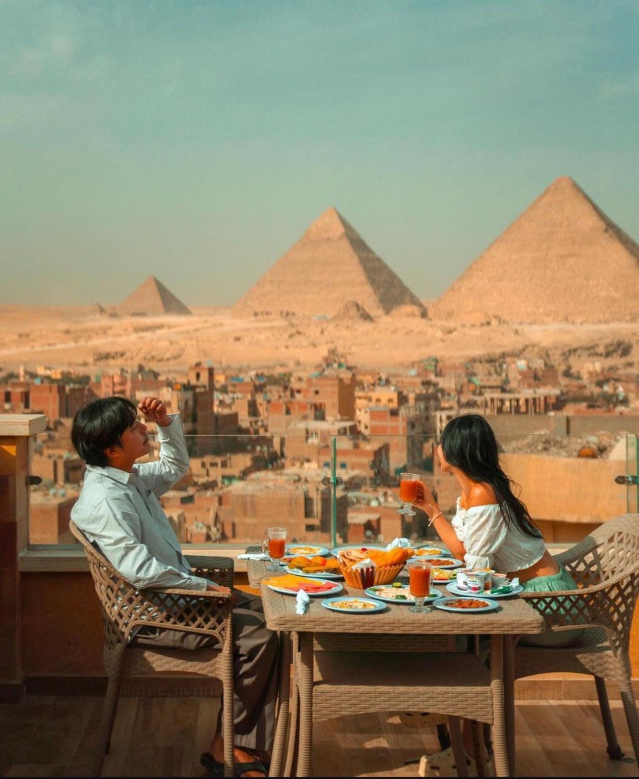 Celia Pyramids View Inn Nazlet el-Sisi Екстер'єр фото